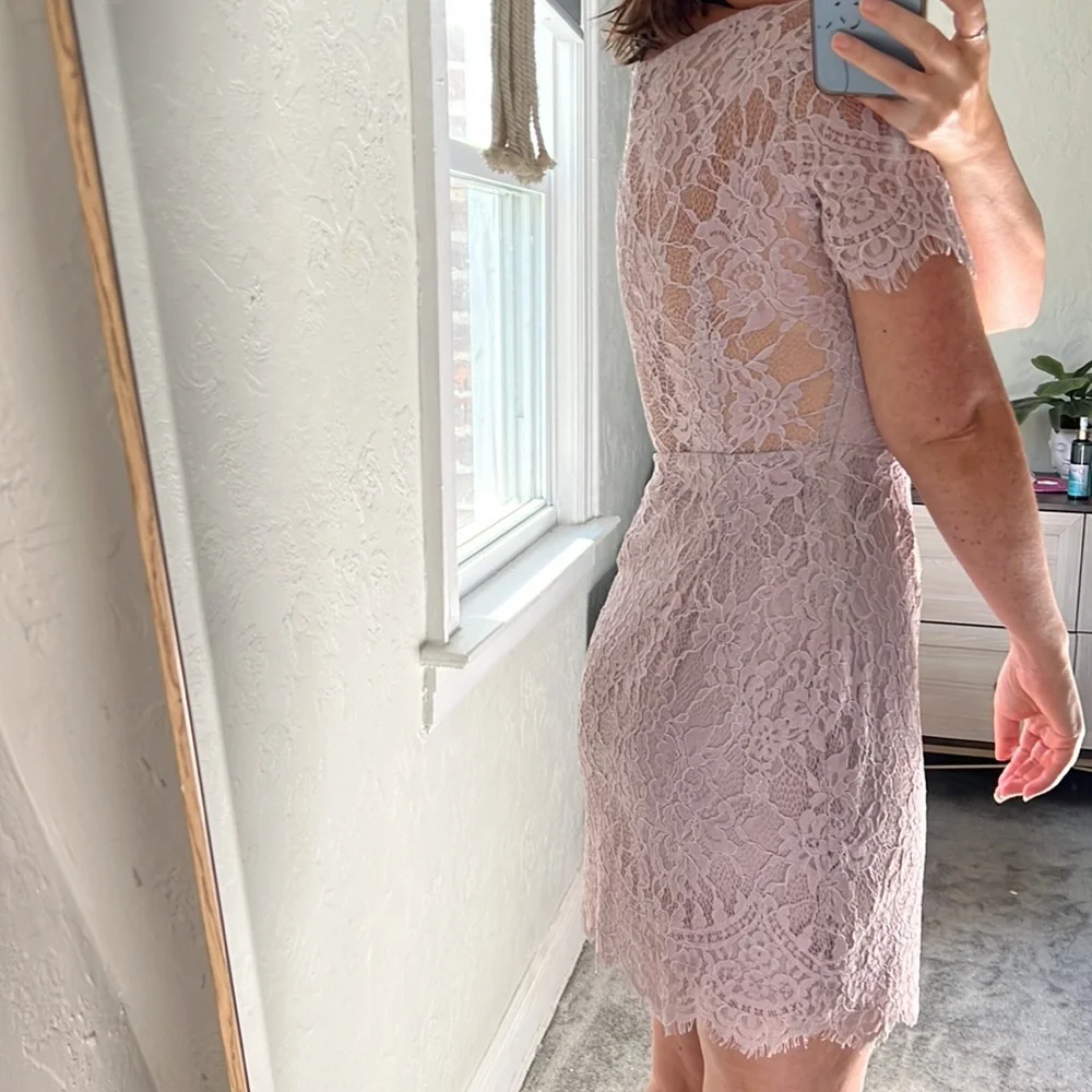 Gorgeous lace lilac Tobi cocktail dress S - Picture 3 of 9